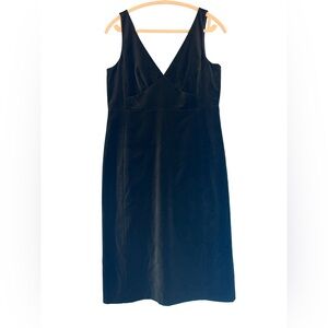 J crew velvet dress‎ black tie cocktail holiday party dress classic mature 10